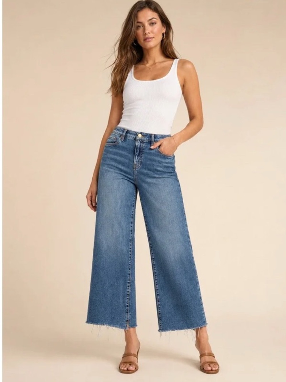Kut from the Kloth Meg Fab Ab Wide Leg Jeans - 4P